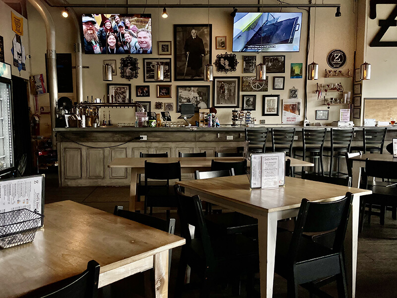 Zed's brewery bar